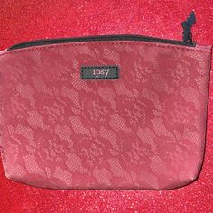 3/$15 Ipsy Bag New. Add 3 To A Bundle To Receive The Discount. Never Used Ipsy Glam Bag October 2017 Ipsy Spellbound Burgundy Lace And Black Halloween Bat Zipper Pull Makeup Bag Cosmetic Travel Money Bag Makeup Pouch Travel Size. Ipsy Glam Bag Plus, Ipsy Glam Bag, Ipsy Bag, Glam Bag, Halloween Bat, Travel Money, Burgundy Lace, Bag Makeup, Black Halloween