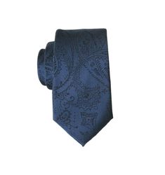 Blue Paisley Tie. Mens Tie. Dark Navy Blue Paisley by TieObsessed Blue Paisley Print Tie For Black Tie Events, Blue Paisley Print Ties For Black Tie Events, Blue Paisley Print Ties For Black Tie Occasion, Business Suit And Tie Accessories With Paisley Print, Fitted Ties With Pocket Square For Black-tie Events, Semi-formal Standard Tie With Paisley Print, Semi-formal Paisley Print Standard Tie, Formal Paisley Print Ties, Tie Matching