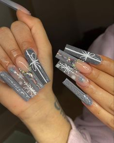 Trend Prediction, White Christmas Nails, Beige Nails Design, Nail Trend, Dope Nail Designs, Long Acrylic Nails Coffin, Long Square Acrylic Nails