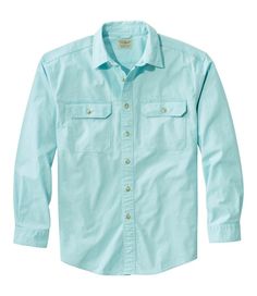 Our popular Sunwashed Men’s Canvas Shirt feels broken-in right from the start and only gets better with age. Traditional Fit: Relaxed through the chest, sleeve and waist. 100% cotton canvas. Prewashed to soften fabric and prevent shrinking. Machine wash and dry. Spread collar. Button-flap patch pockets. Back box pleat lets you move freely. Shirttail hem. Rugged buttons are carefully stitched to stay put. Seams have durable double-needle stitching. Imported. | Men's Sunwashed Canvas Shirt, Tradit Rugged Cotton Pre-washed Shirt, Rugged Pre-washed Cotton Shirt, Casual Pre-washed Cotton Shirt, Rugged Washed Cotton Tops, Rugged Cotton Shirt, Unstructured Rugged Cotton Tops, Classic Cotton Shirt For Outdoor, Rugged Cotton Button-up Tops, Rugged Cotton Shirt With Button Closure