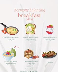 hormone health
hormone balance
post birth control syndrome
high protein meals
healthy meals 
protein breakfasts
high protein breakfasts Glow Up Skin, Foods To Balance Hormones, Balanced Breakfast, Easy Healthy Meal Prep, Hormone Balance, High Protein Breakfast, For Glowing Skin