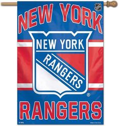 New York Rangers Vertical Banner Flag 01523017 Heartland Flags New York Rangers Logo, Vertical Banner, Flag Store, Banner Flag, Custom Flags, Flag Banner, New York Rangers, New York State, House Flags