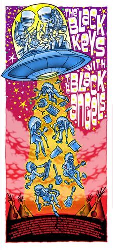 the black keys poster for their concert