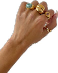 Trendy Gemstone Ring, Trendy Gemstone Ring Jewelry, Modern Gold Crystal Ring With Gemstone, Gold Ring With Large Stone, Gold Open Crystal Ring With Polished Finish, Gold Crystal Open Ring With Polished Finish, Gold Open Ring With Large Stone, Trendy Gold Rings With Polished Finish, Trendy Polished Gold Rings