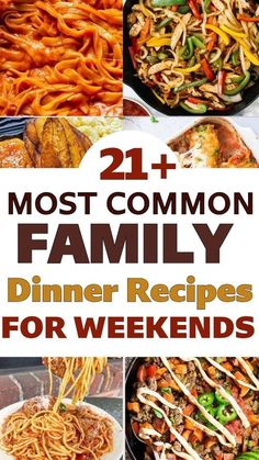 the best dinner menus for families to enjoy in their homes and get together with friends