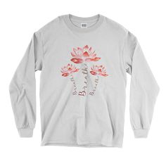 Trendy Breath Lotus Flower Funny Long Sleeve T shirt makes a considerate present for a person you care about. They come in a range of sizes and strike the ideal blend between fashion and religion. To support the Lord, wear them to church and all across the city. The post Breath Lotus Flower Funny Long Sleeve T shirt appeared first on Cool Trendy Tees. Flower Funny, Trendy Tees, Trendy Tee, Casual Blazer, Comfortable Outfits, Lotus Flower, Full Sleeve, Keep Warm, Colored Jeans