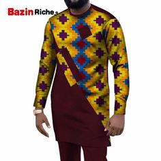 Dashiki Clothing, Patchwork Outfit, African Male Suits, Latest African Wear For Men, Dashiki Outfit, Wedding Suit Styles, Outfit Blouse, Africa Clothing