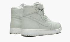 The Air Jordan 1 Rebel XX women’s sneaker, released in February 2018, was one of a five-sneaker collection that reinterpreted classic Jordans to represent today’s fashion-forward women. Designed by a group of women from Nike’s footwear team, the Air Jordan 1 Rebel XX, created in an off-white distressed leather, receives an avant garde approach as the lacing system gets twisted to its side. The warped-looking Jordan sneaker, fit for statement-making women, still gets the foam sole and rubber trea Jordan 11 Women, Wmns Air Jordan 1, Vapour Max Nike, Air Jordans Women, Nike Sacai, Jordan Sneaker, Low Air Jordan 1, Group Of Women, Jordan 11 Retro Low