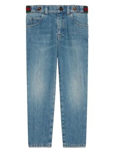 Organic Denim from GucciComposition: 100% Cotton Mixed Models, Guccio Gucci, Boys Bottoms, Kenzo Kids, Stella Mccartney Kids, Luxury Shop, Luxury Retail, Italian Fashion, Luxury Boutique