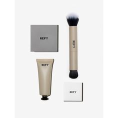 Refy Face Collection (Tan + Malaya) & Duo Brush Multicolor * Everything You Need From Refy's Face Set Including Our Cream Bronzer, Cream Blush, Gloss Highlighter And Best-Selling Duo Brush. * Vegan And Leaping Bunny Certified Cruelty Free. * Suitable For All Skin Types And Tones. Bronzer Cream, Cream Bronzer, Leaping Bunny, Xmas List, Cream Blush, Makeup Tools Brushes, All Skin Types, Bronzer, Highlighter