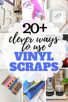 the top 20 clever ways to use vinyl scraps for crafting and diy projects