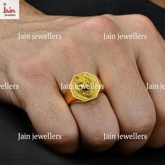 ❤️About the Item❤️ ✔ A round signet men's ring handcrafted by experienced craftsmen in real solid gold symbolizing life and positivity.  ❤️DISCOUNT AND OFFERS❤️ ✔ Please contact us for any discounts or offers that are available on this item. We also provide discounts on bank transfers. Please check the payments methods below! ❤️CUSTOMIZATION❤️ ✔ Please check our designs listed in our store and don't hesitate to contact us with any custom made jewelry piece. ✔ We can engrave custom text of your c Anniversary Signet Ring With Maker's Mark, Anniversary Round Signet Ring With Maker's Mark, Gold Signet Ring With Maker's Mark As Gift, Gold Engraved Ring With Maker's Mark As Gift, Gold Signet Ring With Maker's Mark, Gold Engraved Ring With Maker's Mark For Gift, Traditional Yellow Gold Signet Ring As Gift, Gift Ring With Maker's Mark, Gold Round Signet Ring With Maker's Mark