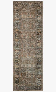 an area rug with various colors and patterns