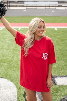 Get ready for gameday with this new FSB exclusive- the NE State Of Mind SS Tee! This red comfort colors tee is available in size small-2xl! Red T-shirt For Football Season, Sporty Red Tops For Baseball Season, Red Tops With Team Name For Baseball Season, Red Team Spirit Tops For College, University Red T-shirt With Team Name For Game Day, Red T-shirt For Football Season Fan Merchandise, University Red Sports Fan Top For Game Day, University Red Tops For Game Day, Red Tops For College Baseball Season