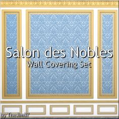 salon des nobles wall covering set