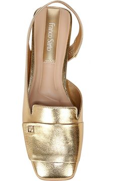 Chico Shoes, Social Standards, Trendy Flats, Gold Ballet Flats, Contemporary Accessories, Slingback Flats, Chic Shoes, Gold Flats, Slingback Shoes