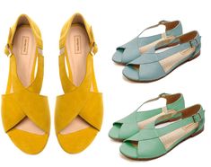 "Sati - simple women sandals made of high-quality grain and suede leather. The insole made of a soft calfskin ensures comfort of use. A classic model in a rich colors is basic supplement to many summer outfits both casual and smart. *heel height 1 cm = 0,4 \" *leather lining and insole Sizes UK, EU, US and feet dimensions in centimeters and inches 3 UK / 36 EU / 5 US insoles length 23.5 cm = 9.2 inches 4 UK / 37 EU/ 6 US insoles length 24 cm = 9.4 inches 6 UK / 38 EU / 7 U insoles length 24.5 cm Summer Closed Toe T-strap Sandals With Heel Strap, Spring Open Heel T-strap Sandals, Chic Flat Heel T-strap Sandals For Spring, Chic Closed Toe T-strap Sandals For Spring, Flat T-strap Sandals With Leather Sole For Spring, Yellow Closed Toe Sandals, Spring Closed Toe Slingback Sandals With Removable Insole, Leather Slingback Sandals For Summer, Summer Slingback Sandals With Leather Sole And Round Toe