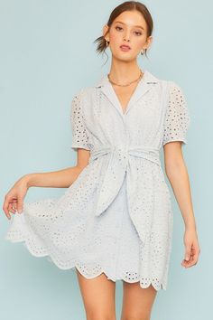 Beautiful , unique , crochet , puff sleeve waist belted baby blue dress. Perfect for any occasion or even brunch with the family. Sunday Brunch Dress, Womens Velvet Dresses, Leopard Maxi Dress, Brown Maxi Dresses, Baby Blue Dresses, Tulle Mini Dress, Brunch Dress, Crochet Lace Dress, Stripped Dress