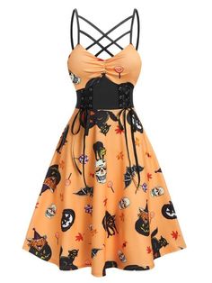 Halloween Spaghetti, 1950s Halloween, Vintage Corset, Standard Dress, Halloween Dress, Corset Dress, Halloween Outfits, Petticoat, Dark Colors