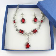 Bridal ewelry Sets- Turkish Jewelry Bisuteria Silver Color Necklace Earrings Sets Wedding Jewelry Sets Red JewelleryModel Number:32823080335 Jewellery Model, Red Jewellery, Earrings Sets, Color Necklace, Turkish Jewelry, Red Jewelry, Jewelry Model, Wedding Jewelry Sets, Necklace Earring Set