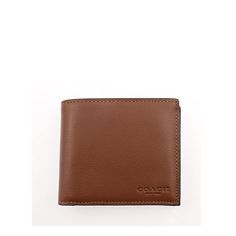 Coach Compact ID Mens Wallet Dark Saddle F74991 Coach Brown Wallet With Coin Pocket, Brown Coach Wallet With Coin Pocket, Coach Rectangular Wallet With Coin Pocket, Coach Wallet With Coin Pocket, Coach Rectangular Trifold Wallet With Coin Pocket, Coach Trifold Wallet With Coin Pocket For Formal Use, Coach Brown Leather Wallet, Coach Brown Wallet For Business, Coach Brown Business Wallet