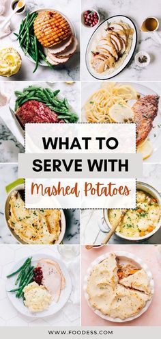 what to serve with mashed potatoes