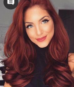 Auburn Red Hair, Red Hair With Highlights, Copper Red Hair, Hair Color Burgundy, Dark Red Hair, Hair Color Auburn, Long Red Hair, Burgundy Hair, Auburn Hair