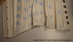 Corset Alteration - How to Add Hip Gores - By Sidney Eileen Bias Tape, Ribbon