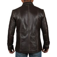 Description This Atlanta dark brown distressed leather jacket is 100% genuine leather, with viscose lining, button closure and belted adjusted cuffs to uplift the attire's appearance.It features four patch pockets with large red buttons and shirt style collar to give it an adventurous look. Material: Genuine Leather lined with Polyester Key Features: Zip Closure , Coat collar Style Pockets: Four External Patch Pockets and two inside pockets Color: Dark Brown Order Processing & Shipping The estim Fitted Brown Leather Jacket With Buttons, Fitted Brown Biker Jacket With Button Closure, Brown Leather Jacket With Snap Buttons And Lapel Collar, Leather Jacket With Buttons And Long Sleeves, Casual Brown Leather Blazer, Classic Brown Biker Jacket With Button Closure, Brown Leather Button-up Blazer, Fitted Brown Leather Jacket With Lapel Collar, Leather Jacket With Snap Buttons