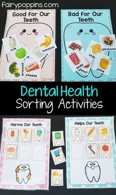 dental health sorting activities for kids