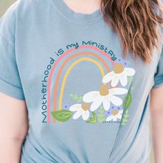 Motherhood is my Ministry Tee – Joyful Pine Christian Tees, Not Allowed, Christian Women, Christian Clothing, Mama Shirt, Christian Shirts, To Miss, Mom Shirts, Vintage Prints