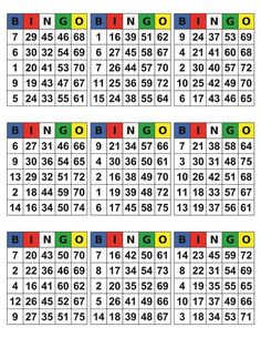 two rows of numbers with the same number on each row and one row in different colors