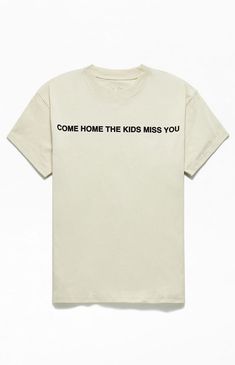 Complete your fresh 'fit with the new Jack Harlow Come Home T-Shirt. This everyday tee has short sleeves, a crew neckline, and custom graphics on the front and back. Solid color tee Short sleeves Crew neckline Custom graphics Standard fit Machine washable PacSun Mens Jack Harlow Come Home T-Shirt - Ivory size XL Jack Harlow, Pacsun Mens, New Jack, Custom Graphics, Home T Shirts, Come Home, Oversized T Shirt, Oversized Tshirt, Pacsun