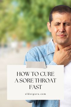 Sore throats can be very aggravating. They make our voice hoarse, make eating difficult, and can disrupt our sleep. The best remedy is allowing the throat time to heal, but sometimes we want a faster solution. This article covers how to cure a sore throat – quickly. Time To Heal, Sore Throat, Health Diet, Sleep, Diet, Health