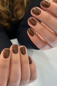 Bentuk Alis, Hello Nails, Her Nails, Shellac Nails, Brown Nails