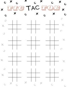 a cross pattern with the words pro tac toe on it