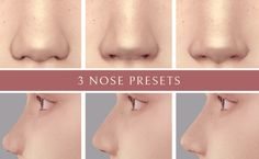 nose presets Sims 4 Mods Presets, Sims Cc Genetics, Nose Sliders Sims 4, Sims 4 Cc Clothes Female Everyday, Sims 4 Cc Nose Slider, Sims 4 Realistic Cas Cc, Sims 4 Cc Face Details Nose, Eye Slider Sims 4