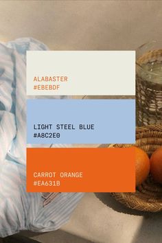 Pastel Colors Photography, Homecoming Color Schemes, Blue And Cream Color Scheme, Blue Orange Palette Color, Periwinkle Orange Color Palette, Light Cool Color Palette, Color Combo Inspiration, Color Palette Picture, Fun Neutral Color Palette