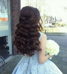 Wedding Hair Inspiration, Wedding Hair Down, Party Hairstyles, Bride Hairstyles, Down Hairstyles