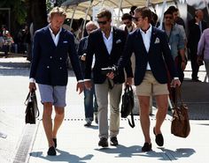 4 Summer Short Styles You Need To Know | Mens Fashion Magazine Clothing Styles Summer, Preppy Guy, Mens Clothing Styles Summer, Preppy Boys, Mens Fashion Blazer, Styles Summer, Bermuda Jeans, Fashion Friday, White Long Sleeve Shirt