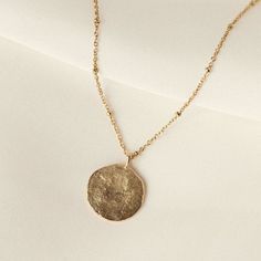 Luna Necklace, 18k Gold Necklace, Plate Necklace, Coin Necklace, Shell Necklaces, Timeless Treasures, Matching Bracelets, Exquisite Jewelry, Leather Pouch