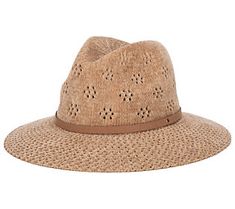 Add vintage style to your look by donning this dapper fedora updated with a pretty floral print for boho-chic flair. From San Diego Hat Co. Western Style Travel Hat For Spring, Chic Fedora For Travel In Spring, Chic Fedora For Spring Travel, Chic Spring Travel Fedora, Casual Brimmed Straw Hat For Spring, Summer Brown Fedora For Day Out, Casual Spring Straw Hat With Brim, Casual Woven Hats For Day Out, Casual Fedora For Festivals