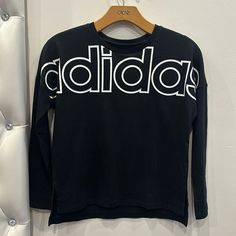 New With Tags. Adidas Long Sleeve Shirt, Long Sleeve Layer, Adidas Girl, Black Long Sleeve Shirt, Soccer Shirts, Adidas Shirt, Long Sleeve Tee Shirts, Athletic Shirts, Boys Long Sleeve