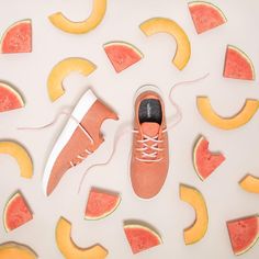 One in an Allbirds (Tuke) Melon. #weareallbirds Summer Athleisure Sneakers, Lightweight Sporty Summer Sneakers, Lightweight Sporty Sneakers For Summer, Summer Sports Sneakers With Ortholite Insole, Summer Athleisure Sneakers With Rubber Sole, Summer Textile Sneakers For Light Sports, Textile Sneakers For Light Sports In Summer, Lightweight Summer Sneakers For Light Sports, Lightweight Sneakers For Summer Sports