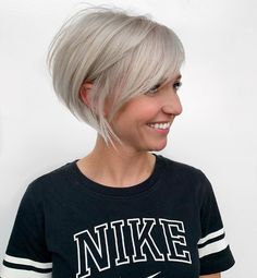 Short Back Bobs, Stacked Blonde Bob Haircut, Easy Haircuts For Short Hair, Short Tapered Bob, Chin Length Stacked Bob, Short Stacked Bob Haircut With Bangs, Super Short Stacked Bob, Short Angled Bob Haircut For Fine Hair, Short Bob Haircuts With Layers Fine Hair