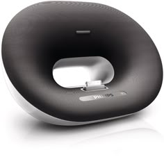 an inflatable speaker is shown on a white surface