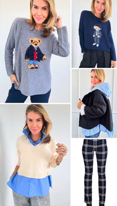 Get inspired with this mood board featuring a soft, luxurious teddy bear fabric sweater in rich navy tones. Paired with classic preppy details like pearl earrings, a plaid scarf, tailored blazers, and leather loafers, this look blends comfort and elegance effortlessly. Perfect for embracing cozy fall fashion with a sophisticated touch. #PreppyStyle #NavyFashion #TeddyBearSweater #FallOutfits #CozyChic #MoodBoard Cozy Fall Fashion, Teddy Bear Fabric, Teddy Bear Sweater, Bear Fabric, Bear Sweater, Classic Preppy