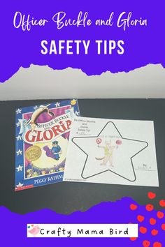 an image of safety tips for children with text overlay that reads officer buckle and griffin safety tips