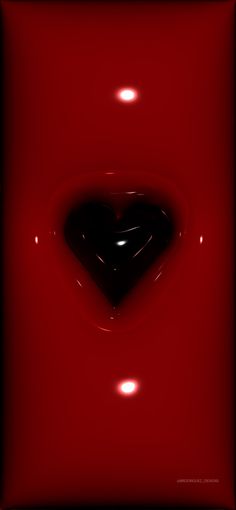 an abstract red and black background with a heart shaped hole in the center that appears to be liquid or gas