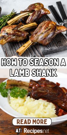 how to season a lamb shank